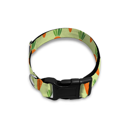 Cute Carrot Pattern Print Dog Collar