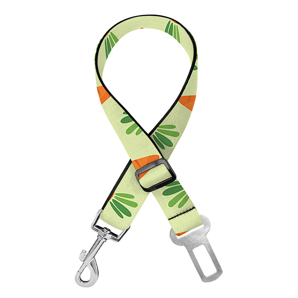 Cute Carrot Pattern Print Dog Seat Belt