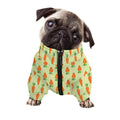 Cute Carrot Pattern Print Dog Zip Up Jacket