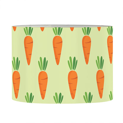 Cute Carrot Pattern Print Drum Lamp Shade