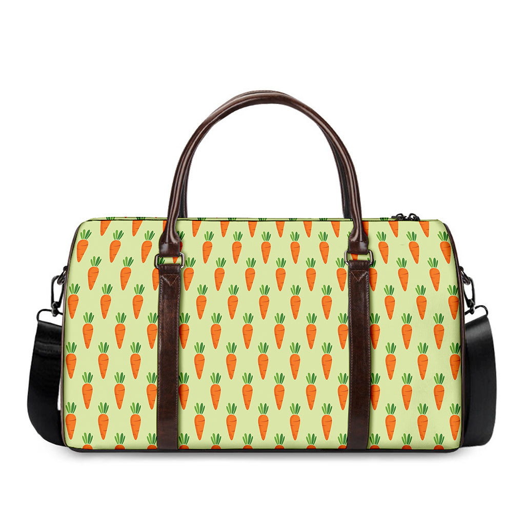 Cute Carrot Pattern Print Duffle Bag