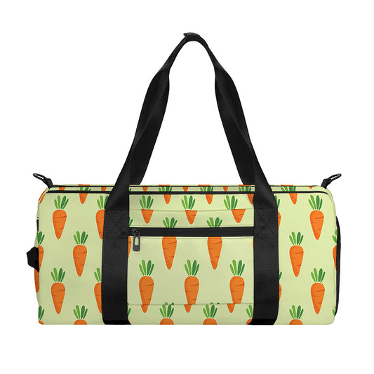 Cute Carrot Pattern Print Gym Bag