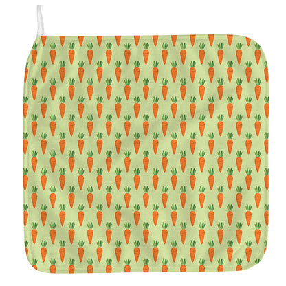 Cute Carrot Pattern Print Hand Towel