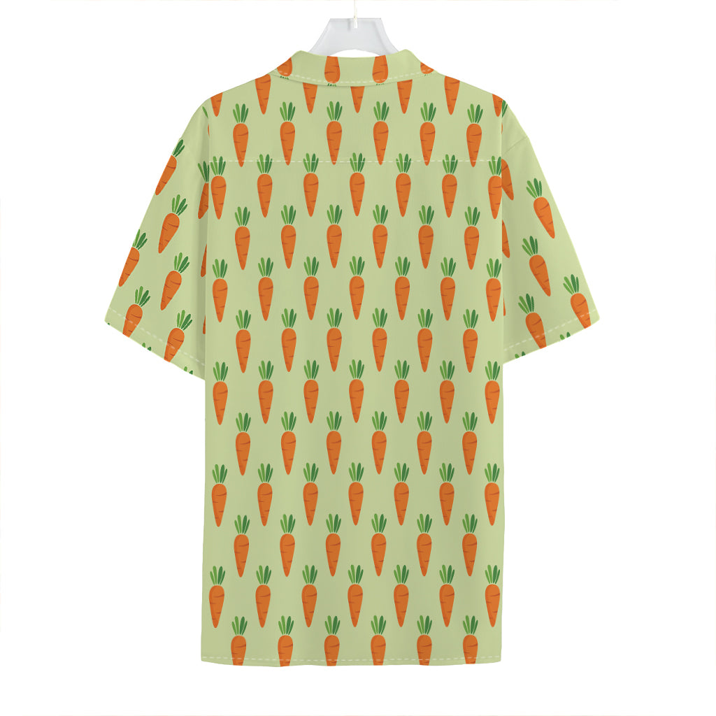 Cute Carrot Pattern Print Hawaiian Shirt