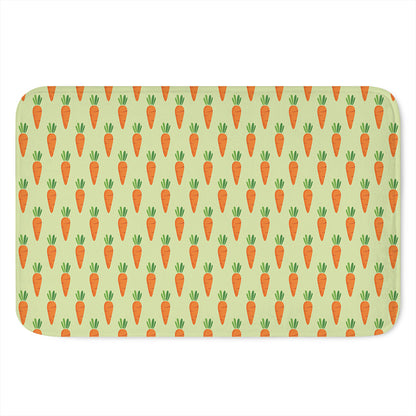 Cute Carrot Pattern Print Indoor Door Mat