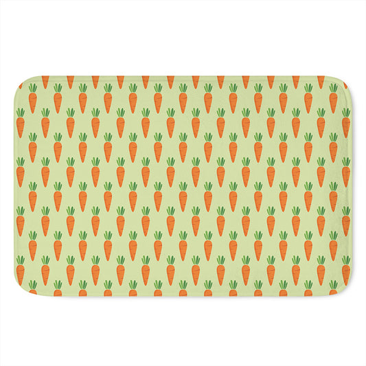 Cute Carrot Pattern Print Indoor Door Mat