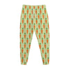 Cute Carrot Pattern Print Jogger Pants