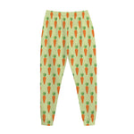 Cute Carrot Pattern Print Jogger Pants