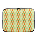 Cute Carrot Pattern Print Laptop Sleeve