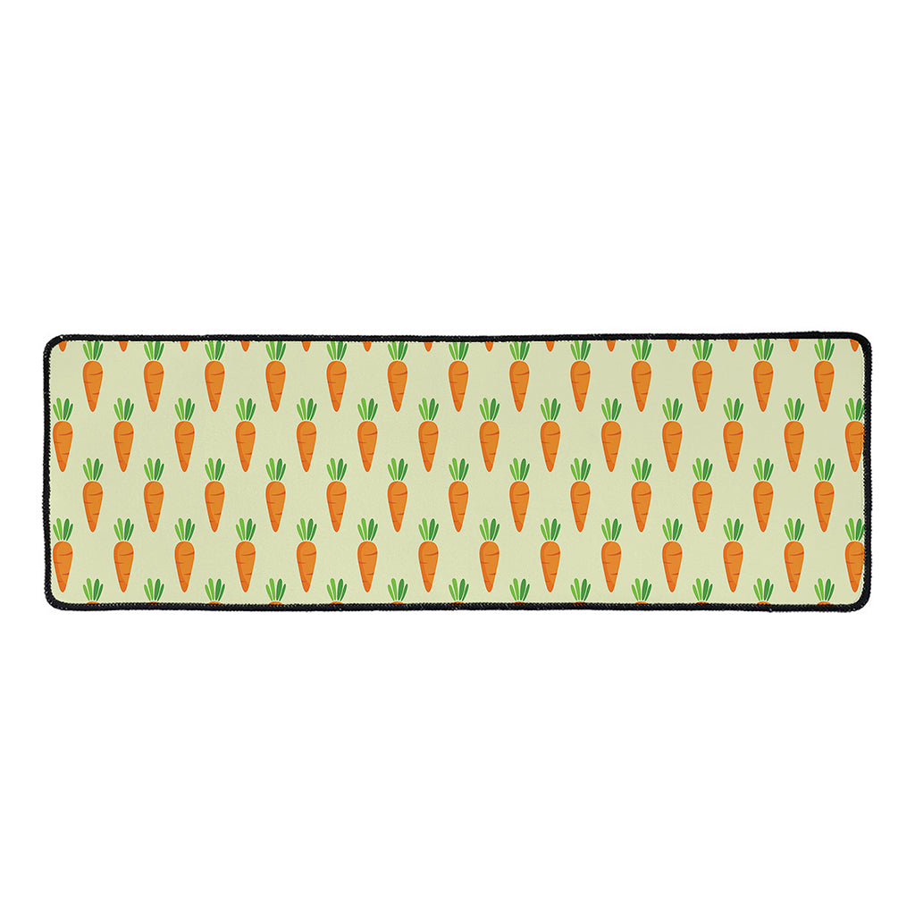 Cute Carrot Pattern Print Long Kitchen Mat