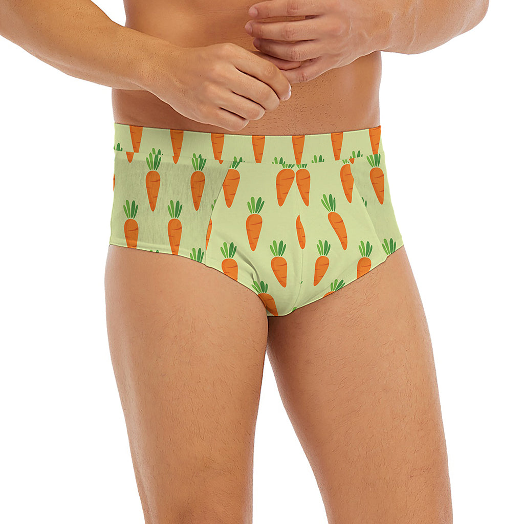 Cute Carrot Pattern Print Men's Briefs