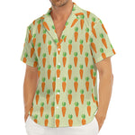 Cute Carrot Pattern Print Men's Deep V-Neck Shirt