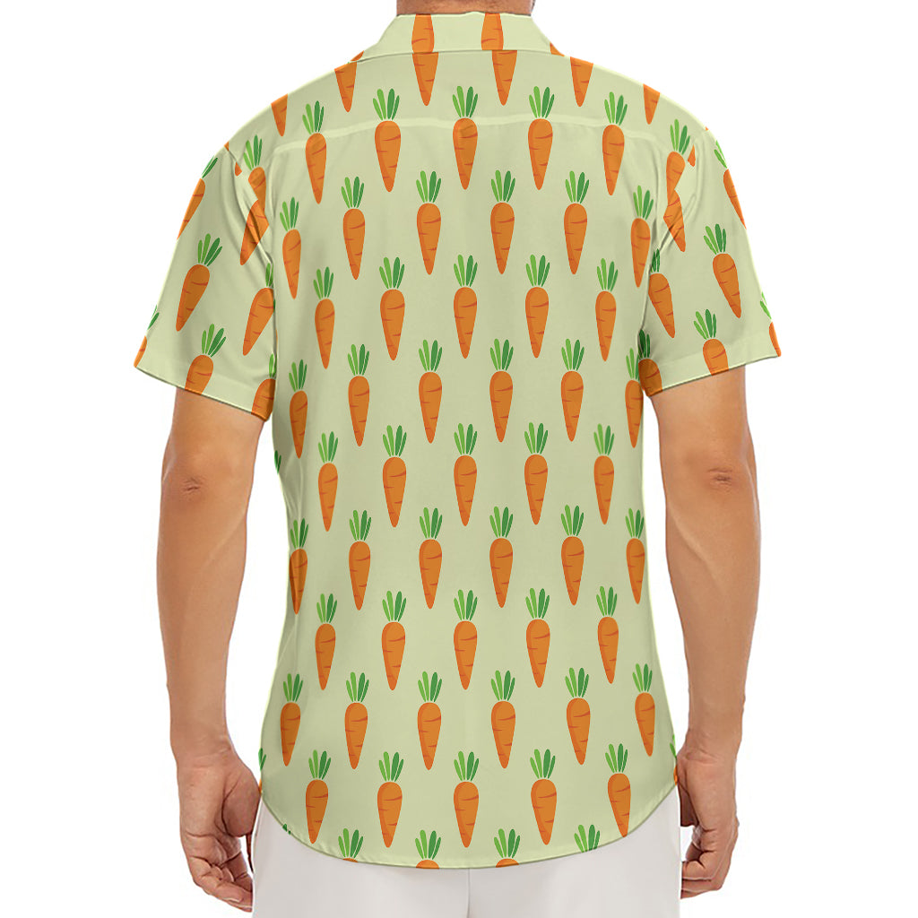 Cute Carrot Pattern Print Men's Deep V-Neck Shirt