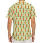 Cute Carrot Pattern Print Men's Deep V-Neck Shirt