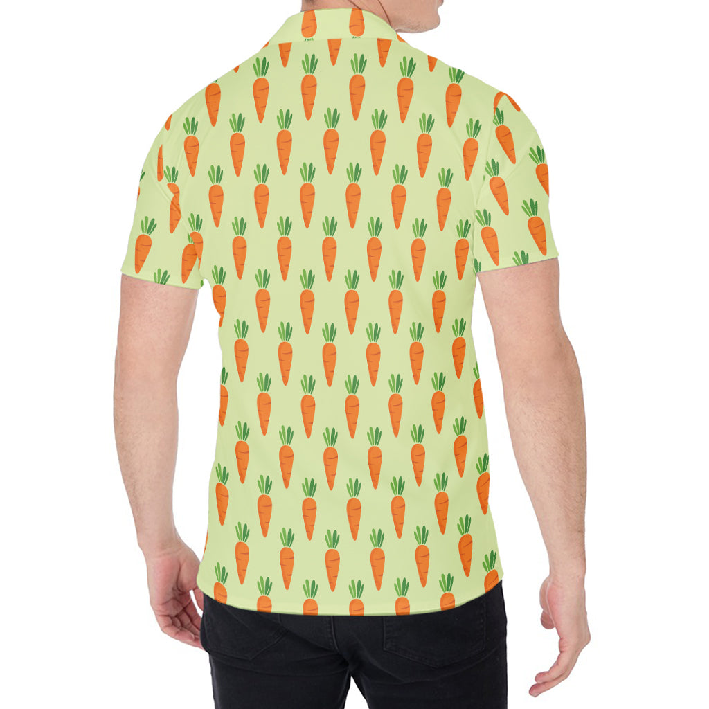 Cute Carrot Pattern Print Men's Shirt