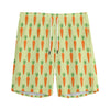 Cute Carrot Pattern Print Men's Sports Shorts