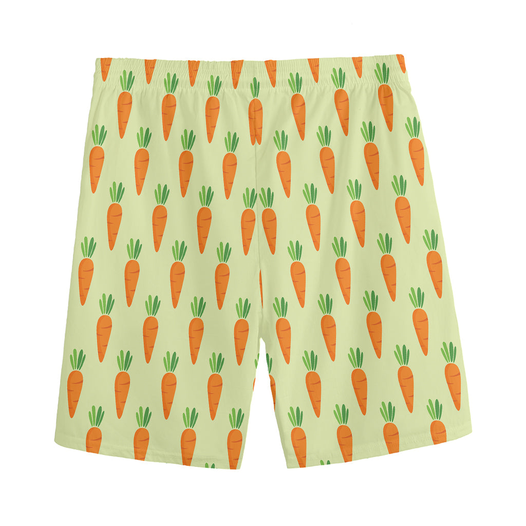 Cute Carrot Pattern Print Men's Sports Shorts