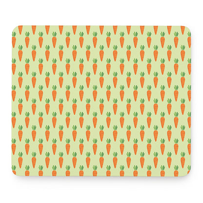 Cute Carrot Pattern Print Mouse Pad