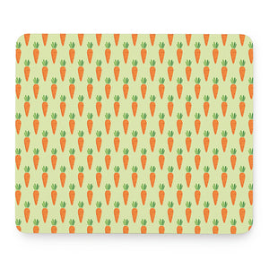 Cute Carrot Pattern Print Mouse Pad