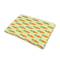 Cute Carrot Pattern Print Pet Cooling Mat Cover