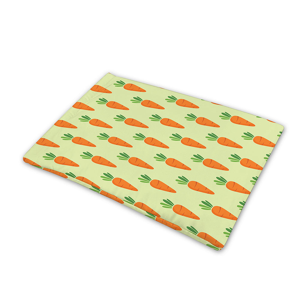 Cute Carrot Pattern Print Pet Cooling Mat Cover