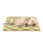 Cute Carrot Pattern Print Pet Cooling Mat Cover