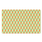 Cute Carrot Pattern Print Polyester Doormat