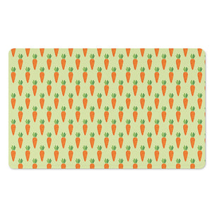 Cute Carrot Pattern Print Polyester Doormat