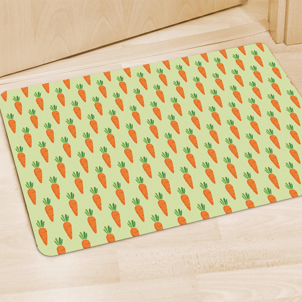 Cute Carrot Pattern Print Polyester Doormat