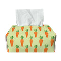 Cute Carrot Pattern Print Rectangle Tissue Box Cover