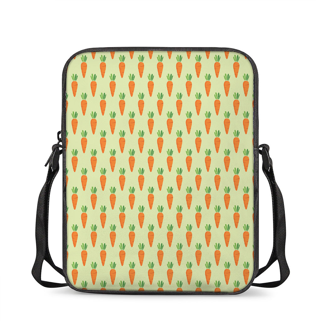 Cute Carrot Pattern Print Rectangular Crossbody Bag