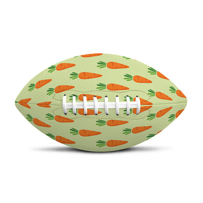 Cute Carrot Pattern Print Rugby Ball