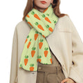 Cute Carrot Pattern Print Scarf
