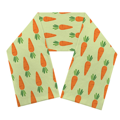 Cute Carrot Pattern Print Scarf