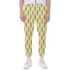 Cute Carrot Pattern Print Scuba Joggers