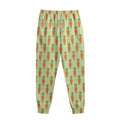 Cute Carrot Pattern Print Sweatpants