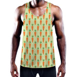 Cute Carrot Pattern Print Training Tank Top