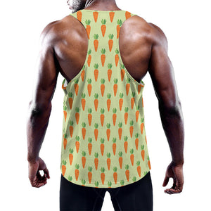 Cute Carrot Pattern Print Training Tank Top