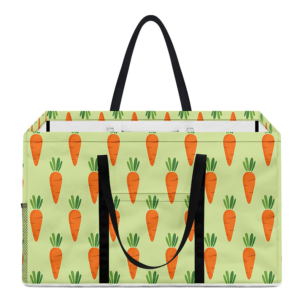 Cute Carrot Pattern Print Utility Tote Bag