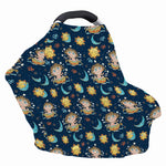 Cute Cartoon Aquarius Pattern Print Baby Seat Cover