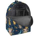 Cute Cartoon Aquarius Pattern Print Backpack