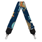 Cute Cartoon Aquarius Pattern Print Bag Strap