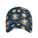 Cute Cartoon Aquarius Pattern Print Baseball Cap