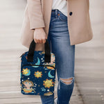 Cute Cartoon Aquarius Pattern Print Bible Tote Bag