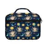 Cute Cartoon Aquarius Pattern Print Briefcase Bible Bag