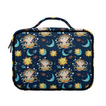 Cute Cartoon Aquarius Pattern Print Briefcase Bible Bag