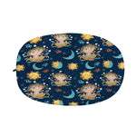 Cute Cartoon Aquarius Pattern Print Car Side Mirror Covers
