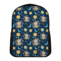 Cute Cartoon Aquarius Pattern Print Casual Backpack