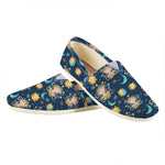 Cute Cartoon Aquarius Pattern Print Casual Shoes