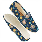 Cute Cartoon Aquarius Pattern Print Casual Shoes